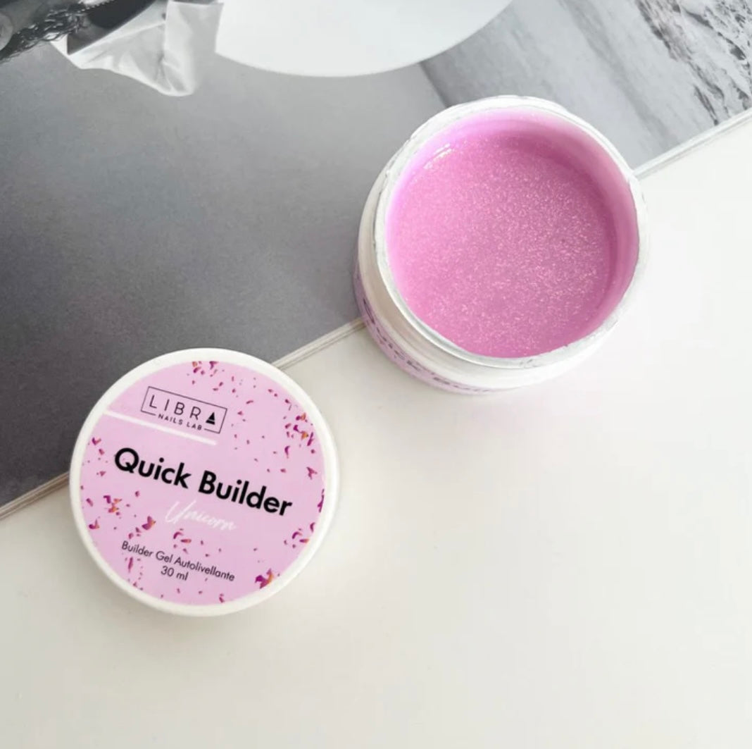 Quick Builder - Unicorn - Self Levelling Builder Gel - 30ml HEMA/TPO free