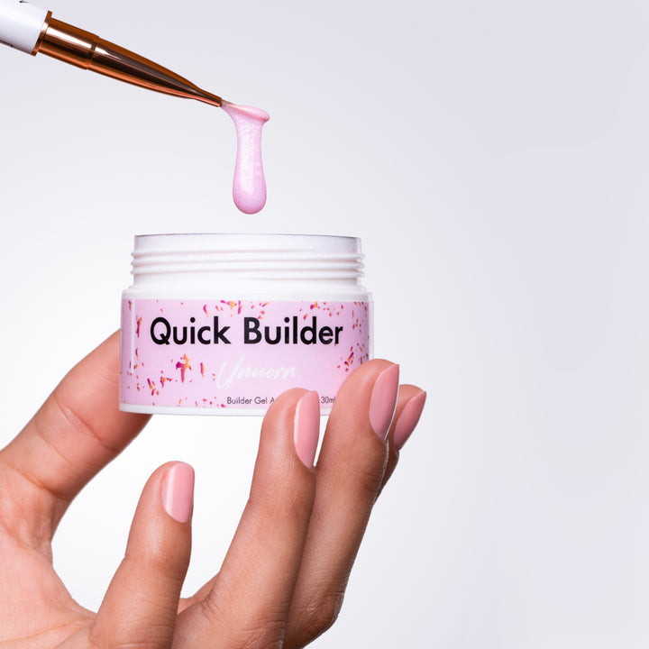 Quick Builder - Unicorn - Self Levelling Builder Gel - 30ml HEMA/TPO free