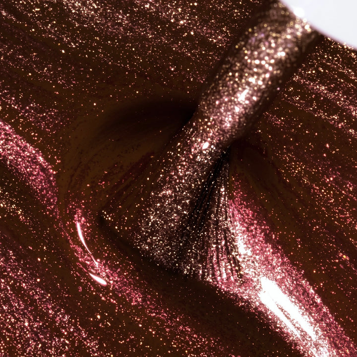Tono marrón moca Espresso, esmalte Cat Eye de la colección Late October