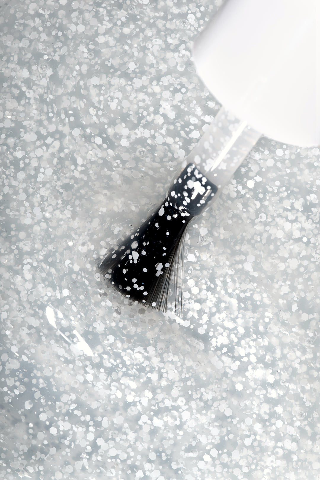 Top Dots White -  Glossy Top with White Pois - 15ml HEMA/TPO free