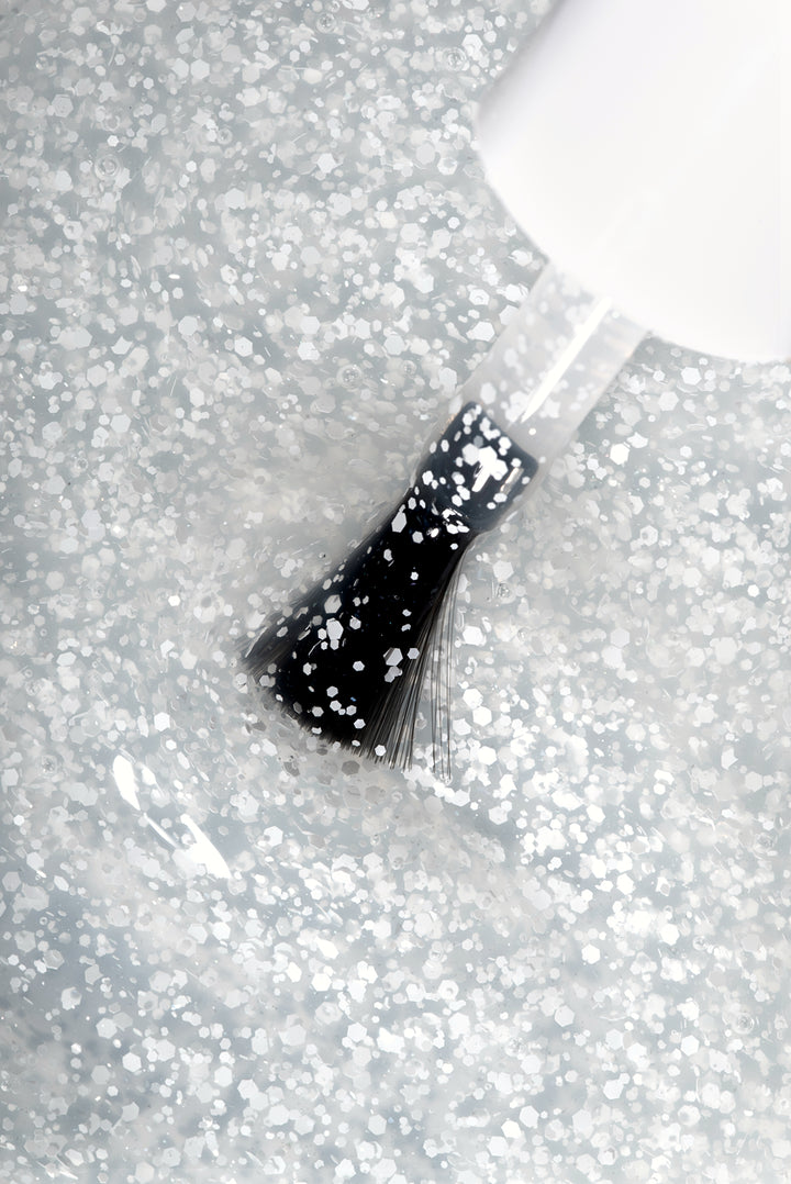 Top Dots White -  Glossy Top with White Pois - 15ml HEMA/TPO free