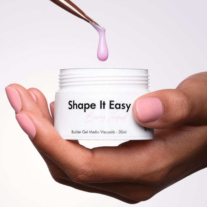 Shape It Easy - Berry Jogurt - Medium Viscosity Builder Gel - 30ml HEMA/TPO free