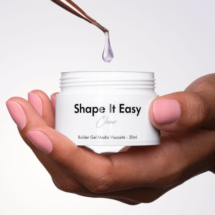 Shape It Easy - Clear - Medium Viscosity Builder Gel - 30ml HEMA/TPO free