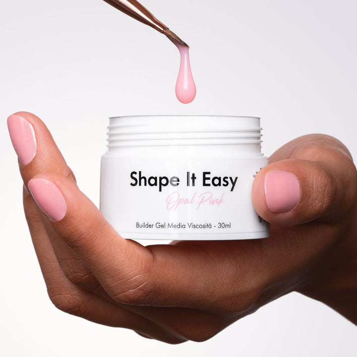 Shape It Easy - Opal Pink - Medium Viscosity Builder Gel - 30ml HEMA/TPO free