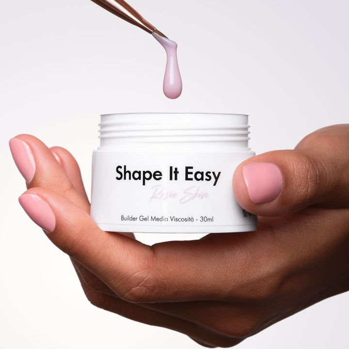 Shape It Easy - Rosie Skin - Medium Viscosity Builder Gel - 30ml HEMA/TPO free
