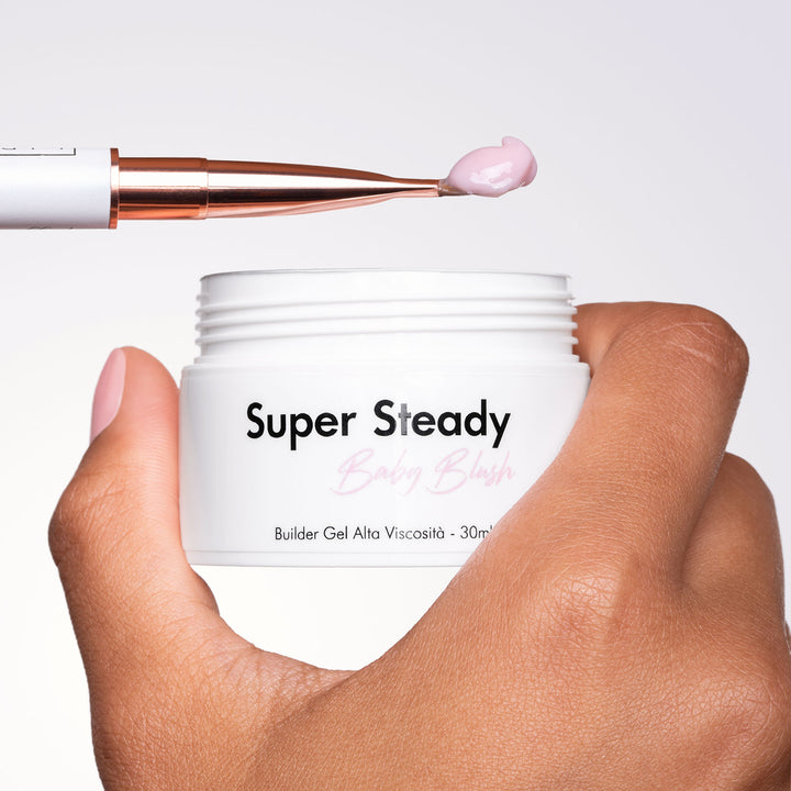 Super Steady - Baby Blush - High Viscosity Builder Gel - 30ml HEMA/TPO free
