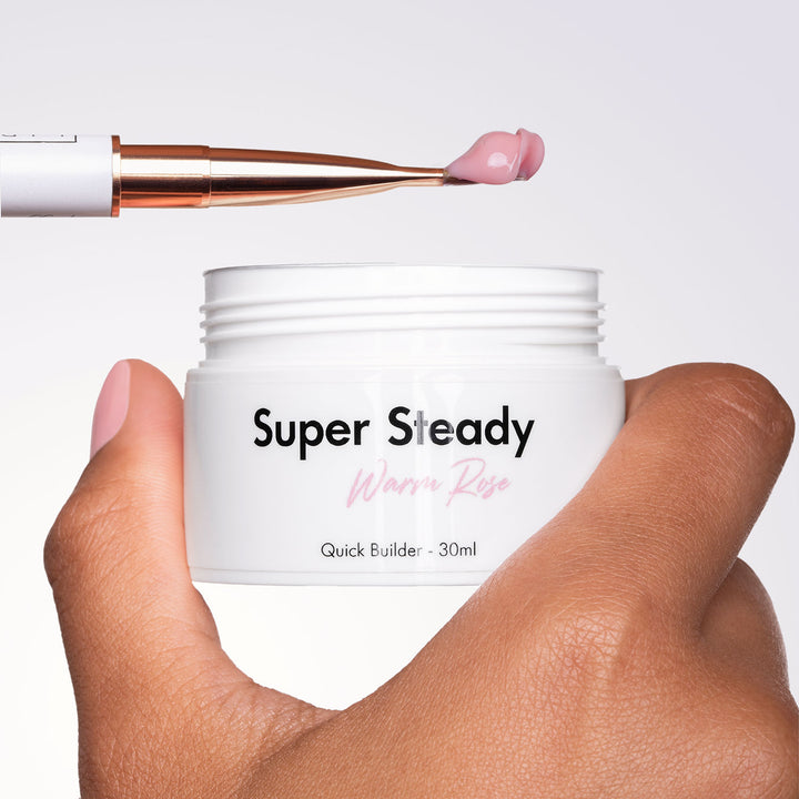 Super Steady - Warm Rose - High  Viscosity Builder Gel - 30ml HEMA/TPO free