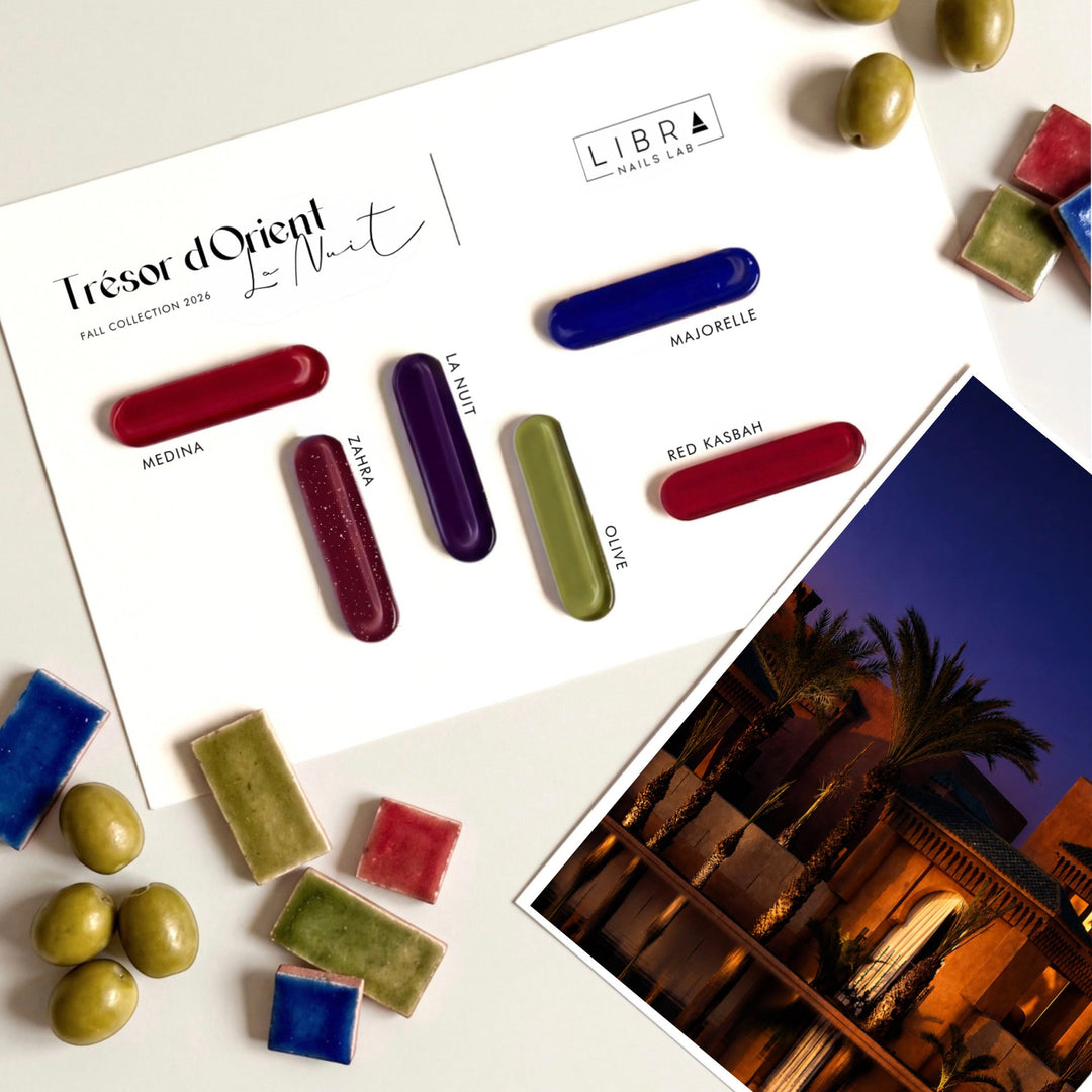 Trésor d'Orient – La Nuit, estuche de 6 – Libra Nails Lab