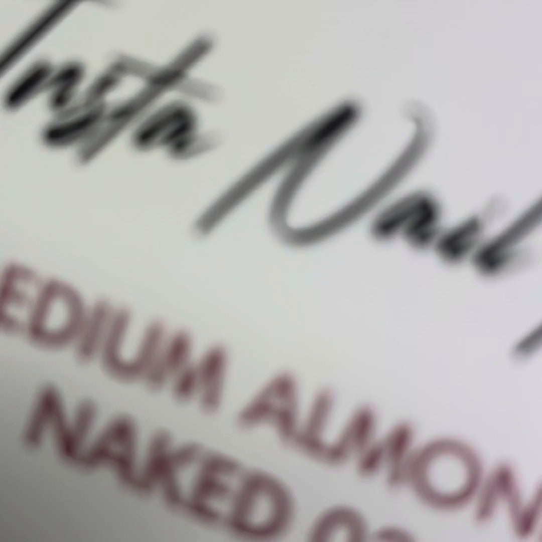 Insta Nail Tips NAKED - Medium Almond 03