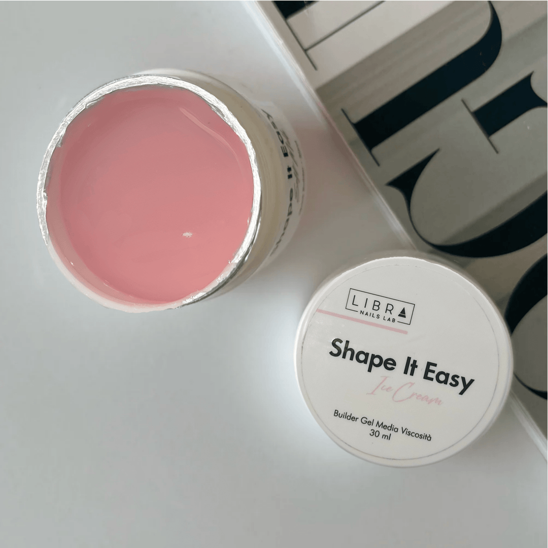 Shape It Easy - Ice Cream - Medium Viscosity Builder Gel - 30ml - Elegance Beauty