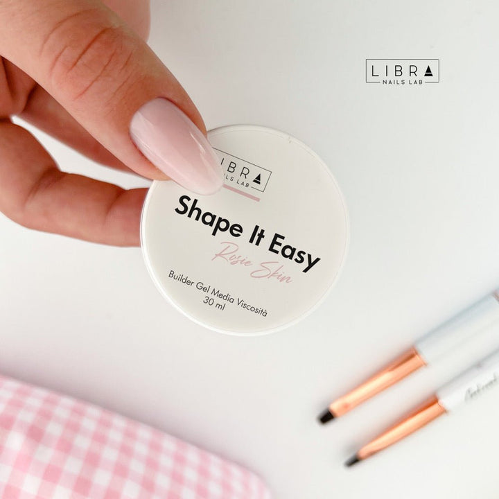 Shape It Easy - Rosie Skin - Medium Viscosity Builder Gel - 30ml - Elegance Beauty