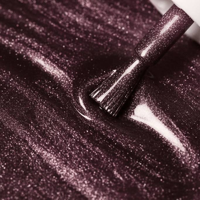 ''Sparkle Mocha'' - CAT EYE Gel Polish