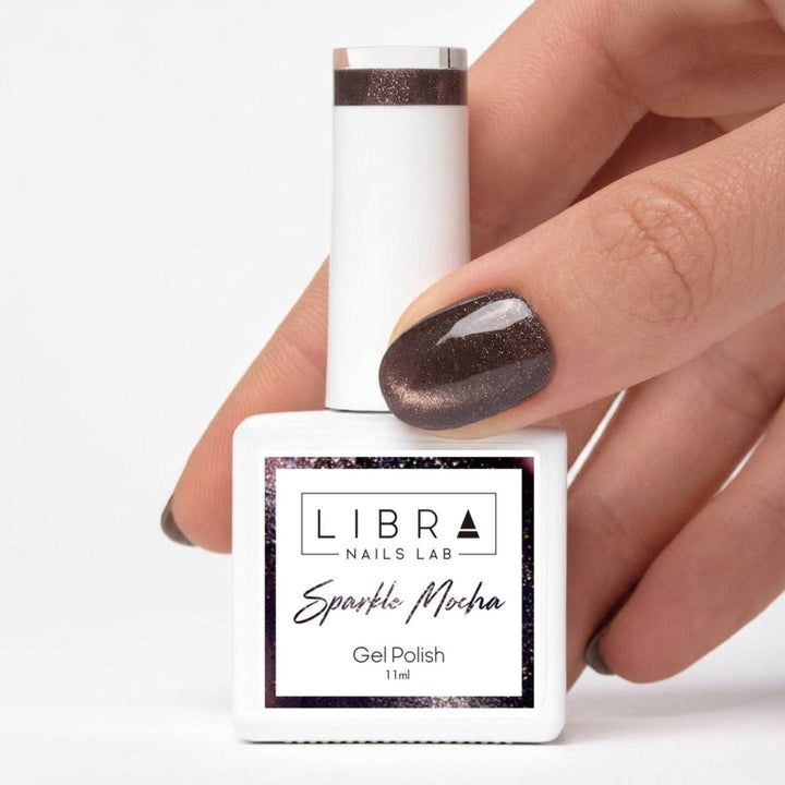 ''Sparkle Mocha'' - CAT EYE Gel Polish