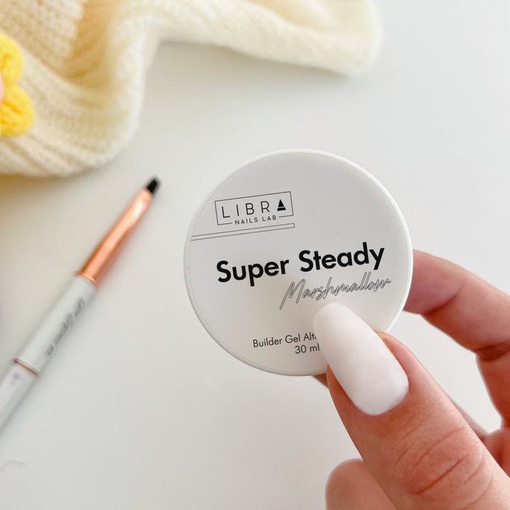 Super Steady - Marshmallow - High Viscosity Builder Gel - 30ml - Elegance Beauty