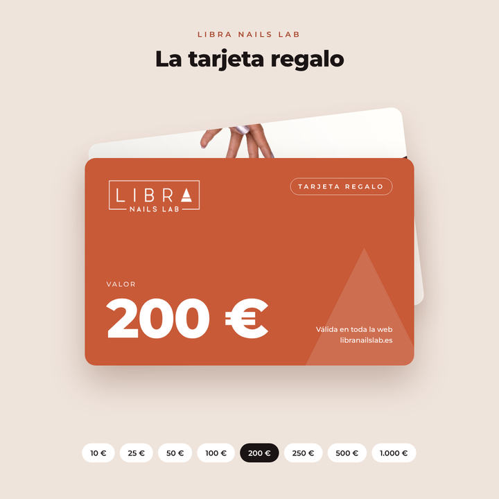Tarjeta regalo Libra Nails Lab 200 €