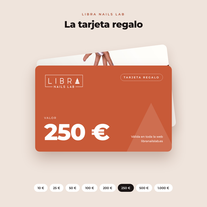 Tarjeta regalo Libra Nails Lab 250 €
