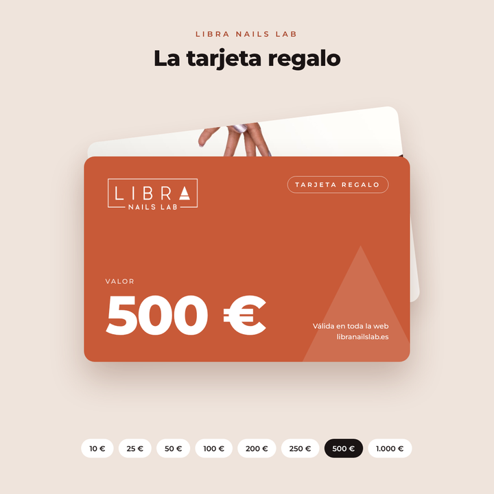 Tarjeta regalo Libra Nails Lab 500 €